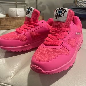 Pink shoes